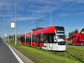 Tramvaj 41T pro německé město Bonn na zkušební jízdě 20. 10. 2022
