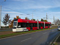 Tramvaj 41T pro německé město Bonn na zkušební jízdě 20. 10. 2022