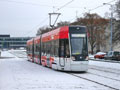 Tramvaj 41T pro německé město Bonn na zkušební jízdě 12. 12. 2022