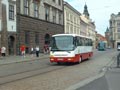 Autobus Sor nasazený na lince D3 pro návoz návštěvníků na den otevřených dveří 12. 6. 2004