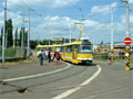K3R-NT č. 312 (Špagetka) ve vozovně Slovany při Dni otevřených dveří - 17. 6. 2006