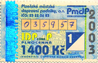 Plnocenná pololetní - 2003 (pásmo P)