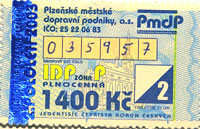 Plnocenná pololetní - 2003 (pásmo P)