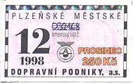 Plnocenná měsíční - 12/1998