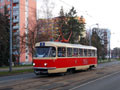 Mikulášská tramvaj na Koterovské třídě 5. 12. 2015