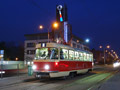 Mikulášská tramvaj před radnicí Slovany 5. 12. 2015