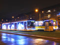 Vánoční a Mikulášská tramvaj při zátahu do vozovny 2. 12. 2018