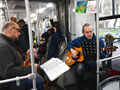 Jedni z hudebníků v Tříkrálové tramvaji 8. 1. 2019