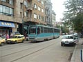 Modernizovan tramvaj Sofia -  v t dob jedin tohoto typu na rozchodu 1435 mm - 29. 7. 2004
