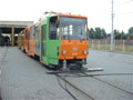Nakolejovn vozu KT8D5 ve vozovn Kiv pi dni otevench dve - 28. 8. 2004