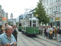 Historick vz MAN . 51 z roku 1928 v kolon pi oslavch 110 let tramvaj v Plavn 12. 9. 2005