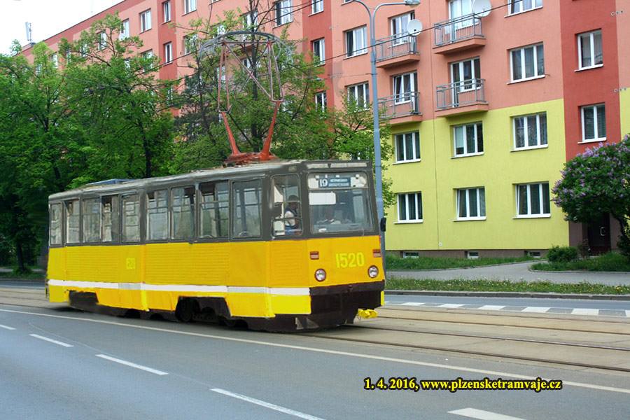 KTM při zkušební jízdě 1. 4. 2016 