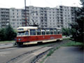 Vůz T2 č. 138 ve Skvrňanech 20. 6. 1987, 
foto: Tomáš Palyza 