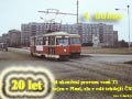 T1 č. 115 na náměstí J. Krautwurma při poslední jízdě vozů T1 v ČSSR 4. 4. 1987
Foto: J. Hertl