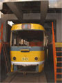 vůz č. 243 v ostravských dílnách v Martinově 29. 8. 2004