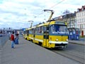 T3M č. 247+246 na lince č. 4 v sadech Pětatřicátníků 6. 4. 2007