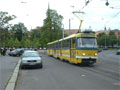 Vůz K3R-NT č. 311 odjíždí zpět do vozovny 6. 6. 2006