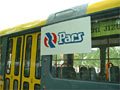 Logo zhotovitele rekonstrukce vozu firmy Pars umístěné na voze při jeho představení - 6. 6. 2006