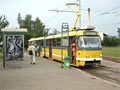 K3R-NT č. 311 ráno na Světovaru poprvé v pravidelném provozu s cestujícími 21. 6. 2006