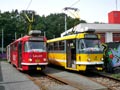 K3R-NT č. 312a 314 během svičných jízd v obratišti Malesická 27. 5. 2024