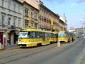 Souprava T3R.PLF 315 + T3R.P 286 v zastávce Anglické nábřeží, Pražská 24. 4. 2008