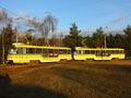 Nezvyklá souprava 2xT3R.PLF č. 317+319 na Košutce 1. 3. 2012