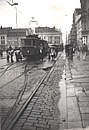 Vůz Ringhoffer (Terezka) z roku 1927 na náměstí Republiky při výročí 90. let tramvají v Plzni, foto: M. Lindner