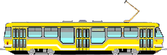 Modernizované tramvaje s novou skříní s nízkopodlažní částí ve středu vozu (tzv. wany se starým designem)