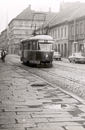 T1 č. 122 na staré Přemyslově třídě v roce 1986
Foto: M. Lindner