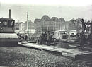 Napojování nové trati Sirkovou ulicí (1992) 
Foto:  M. Lindner