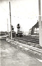 Napojování části nové trati v prosinci 1988 
Foto: M. Lindner