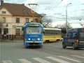 Souprava 260+261 linky č. 1 zatahuje do vozovny přes Světovar 31. 3. 2006