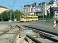 Souprava 284+285 přijíždí k mostu U Jána 12. 6. 2006