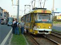 T3 č. 205+195 po střetu s autobusem 5. 5. 2006