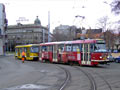 Souprava 278+279 se couváním otáčí ma trojúhelníku U Zvonu 1. 3. 2008