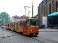 KT8D5-RN2P č. 297 na náměstí Republiky na zvláštní lince PF při Pilsner Festu 6. 10. 2007