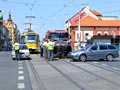 Nehoda dvou automobilů Na Belánce 15. 7. 2007