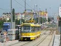 Souprava 258+259 projíždí dočasně zrušenou zastávkou Pod záhorskem 1. 7. 2009, foto: K. Růžička