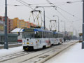 Souprava 270+271 u Plzeňky 19. 12. 2009