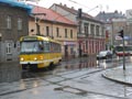 Vůz č. 287 linky č. 1 je odkloněn na Světovar při výluce 6. 6. 2009