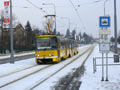 KT8D5-RN2P č. 288 přijíždí Lidickou k lékařské fakultě 19. 12. 2009