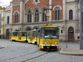 KT8D5-RN2P č. 292 směřuje kolem synagogy od Bor na náměstí Republiky 30. 5. 2009