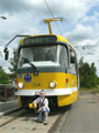 Vůz T3R.PLF tzv. Wana při objednané jízdě v Bolevci 21. 6. 2008, foto: F.V.