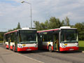 Autobusy náhradní dopravy (Citelisy č. 500 a 492) v Bolevci 11. 7. 2009