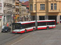 Solaris Urbino 18 č. 530 nasazený na lince č. 4 při výluce - náměstí Republiky 4. 7. 2009