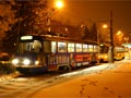 Vykolejená souprava T3M na Košutce 1. 12. 2010