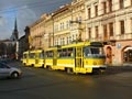 Souprava vozů T3M 225+226 na lince 2 (víknedová předvánoční posila) v Pražské ulici 3. 12. 2011