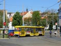 T3R.PLF č. 320 se couváním otáčí na trojúhelníku U Zvonu 8. 5. 2011