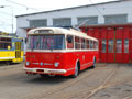 Historický vůz škoda 9Tr při představení ve vozovně Slovany 9. 6. 2011, foto: M. Klas