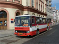 Autobus náhraní dprvay v Solní ulici (v době nehody v Pražské ulici) 16. 6. 2011, foto: F.V.